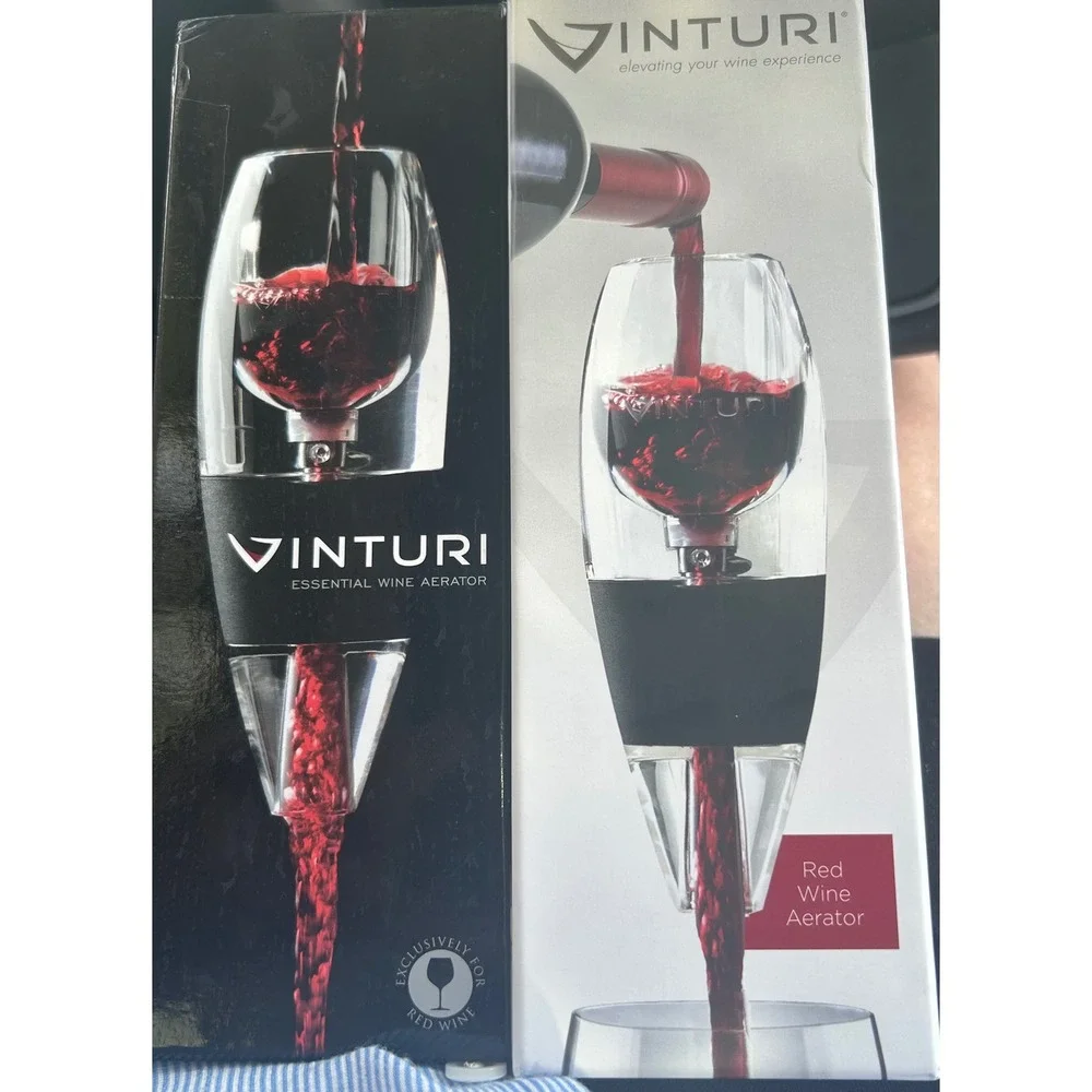 Set of 2 Vinturi Essential Red Wine Aerator V1010 New in Box Instant Decanter